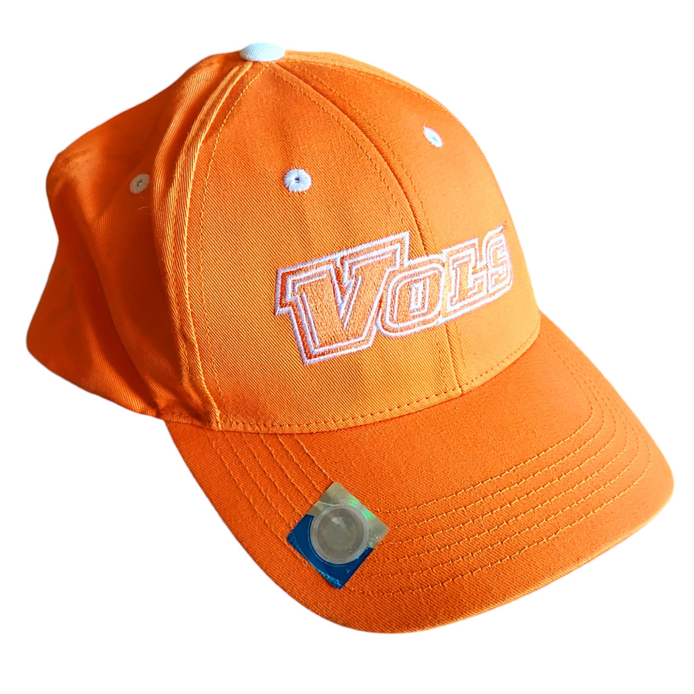 NWOT University of Tennessee Vols Orange and White Hat Cap Adjustable Back OS